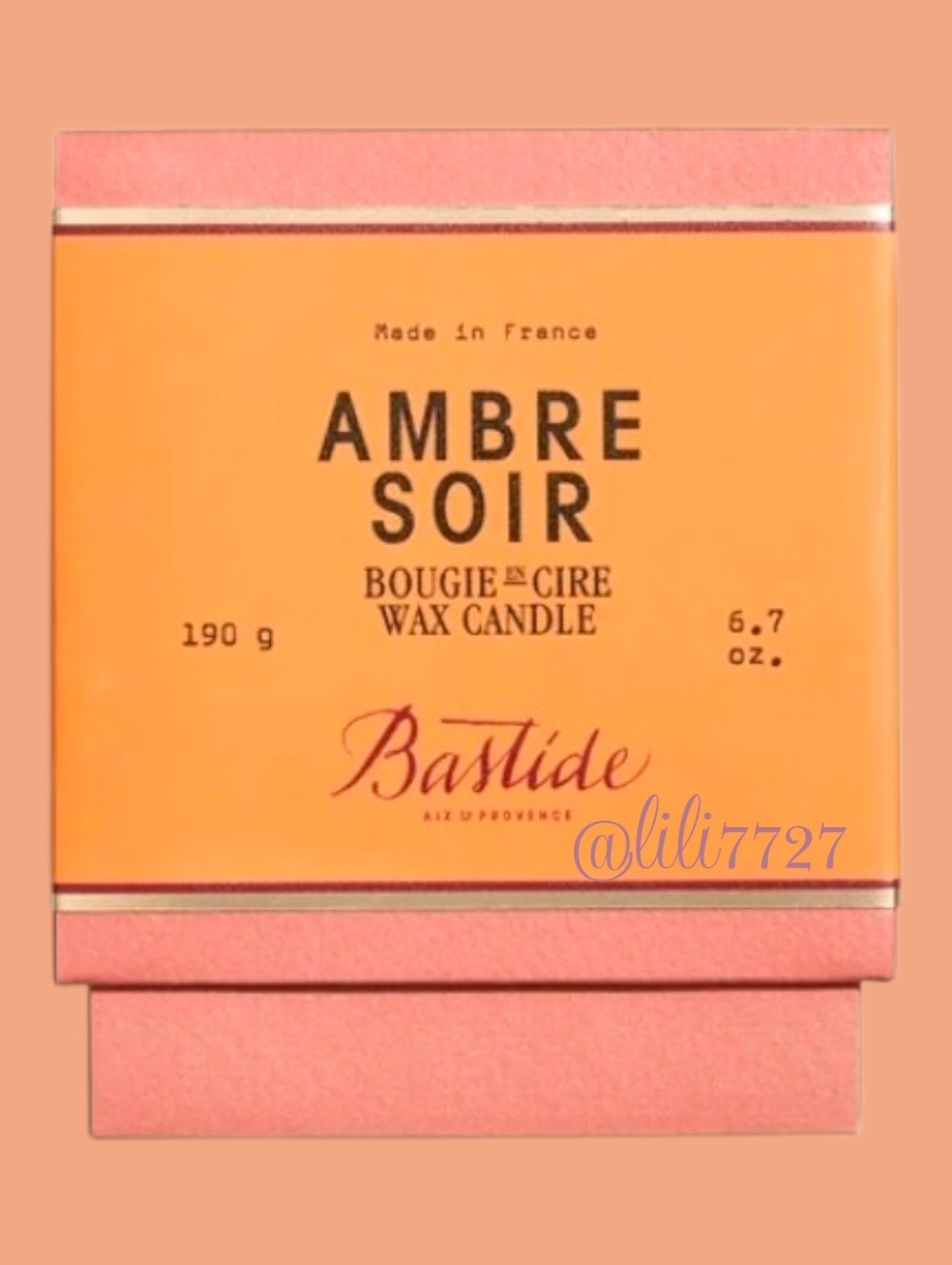 Anthropology Bastide Ambre Soir Scented Candle 6.7 oz Exotic Dreamy Home Scent - Picture 5 of 16